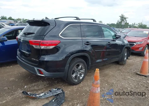 2017 Toyota Highlander Limited Platinum из США, поврежденный, VIN 5TDDZRFH7HS390905